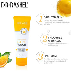 Dr Rashel Vitamin C Brightening Face Wash | Brightening Lightening Facial Clean – 100g