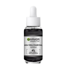 Garnier 4% Aha + Bha & Niacinamide Charcoal Face Serum